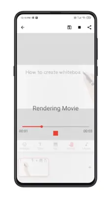 Benime-Whiteboard Video Maker android App screenshot 1