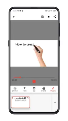 Benime-Whiteboard Video Maker android App screenshot 3